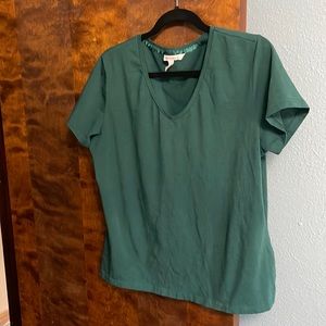 Long tall Sally’s green T-shirt